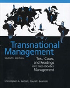 TRANSNATIONAL MANAGEMENT: TEXT, CASES & READINGS IN CROSS-BORDER MANAGEMENT 7/E 2014 - 1259010597