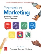 ESSENTIALS OF MARKETING: A MARKETING STRATEGY PLANNING APPROACH 17/E 2021 - 1260570916 - 9781260570915 ESSENTIALS OF MARKETING: A MARKETING STRATEGY PLANNING APPROACH 17/E 2021 - 1260570916