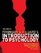 ATKINSON & HILGARD'S INTRODUCTION TO PSYCHOLOGY 16/E 2014 - 1408044102 - 9781408044100 ATKINSON & HILGARD'S INTRODUCTION TO PSYCHOLOGY 16/E 2014 - 1408044102