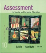 ASSESSMENT IN SPECIAL & INCLUSIVE EDUCATION 10/E 2007 - 061869269X - 9780618692699