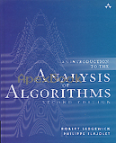 AN INTRODUCTION TO THE ANALYSIS OF ALGORITHMS 2/E 2013 - 032190575X - 9780321905758