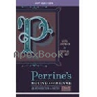 PERRINE'S SOUND & SENSE AN INTRODUCTION TO POETRY 15/E 2018 - 1337106534 - 9781337106535