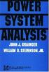 POWER SYSTEM ANALYSIS 1994 0071133380 9780071133388