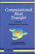 COMPUTATIONAL HEAT TRANSFER: VOLUME 1 MATHEMATICAL MODELLING 1995 0471956597 9780471956594
