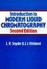 INTRODUCTION TO MODERN LIQUID CHROMATOGRAPHY 2/E 1979 0471038229 